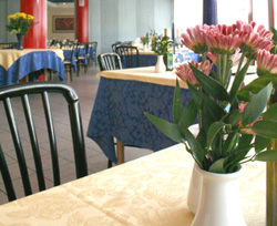 Particolare ristorante Hotel Garden